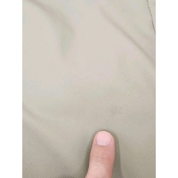 Simms Fishing Shirt Men's L Beige Long Sleeve Button Down Vented Pockets - Picture 8 of 9